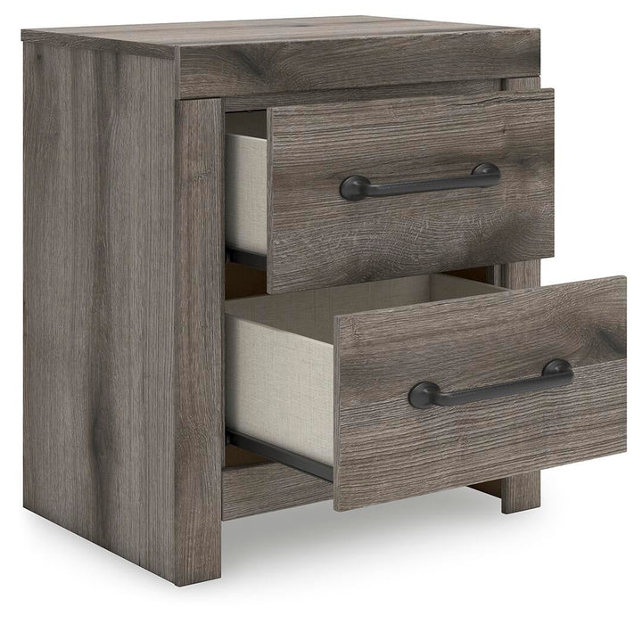 Urbanoore Twin Panel Bed, Dresser, Mirror, Chest and Nightstand