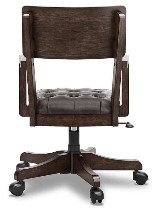 Breckington Home Office Desk with Chair and Storage
