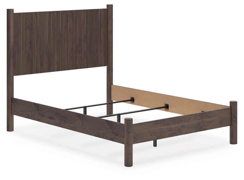 Cadmori Full Panel Bed, Dresser, Mirror, Chest and Nightstand