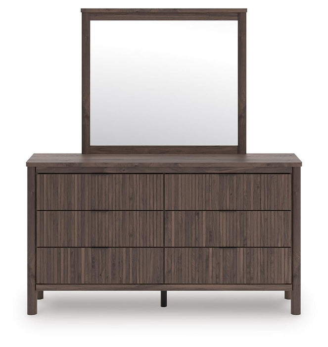Cadmori Twin Panel Bed, Dresser, Mirror and Nightstand