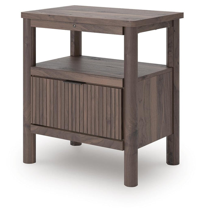 Cadmori Twin Panel Bed, Dresser, Mirror and Nightstand