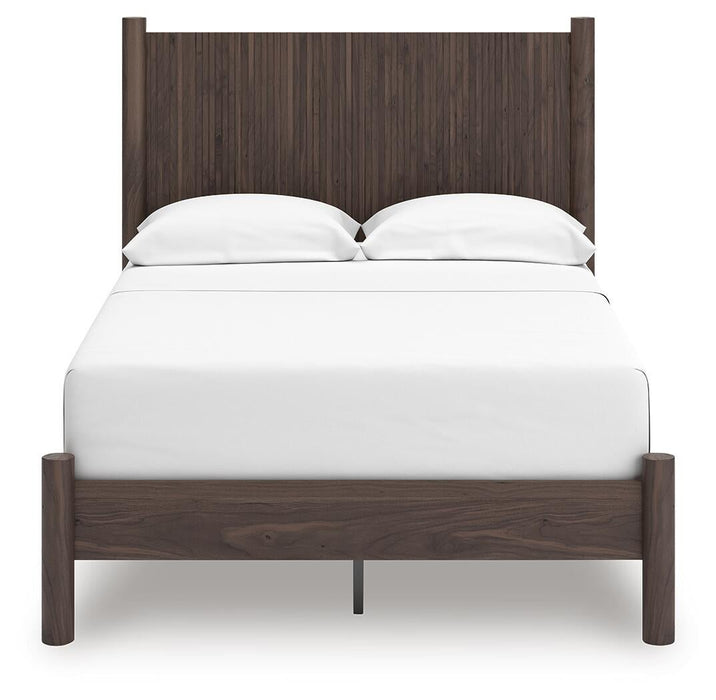 Cadmori Full Panel Platform Bed, Dresser, Mirror and Nightstand