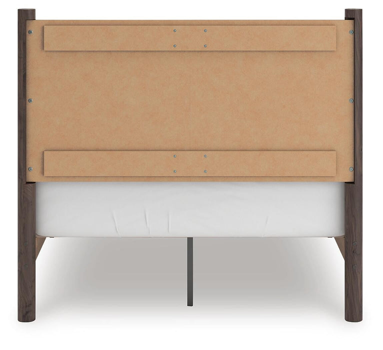 Cadmori Full Panel Platform Bed, Dresser, Mirror and Nightstand