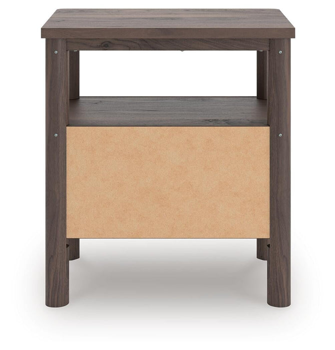 Cadmori Full Panel Platform Bed, Dresser, Mirror and Nightstand