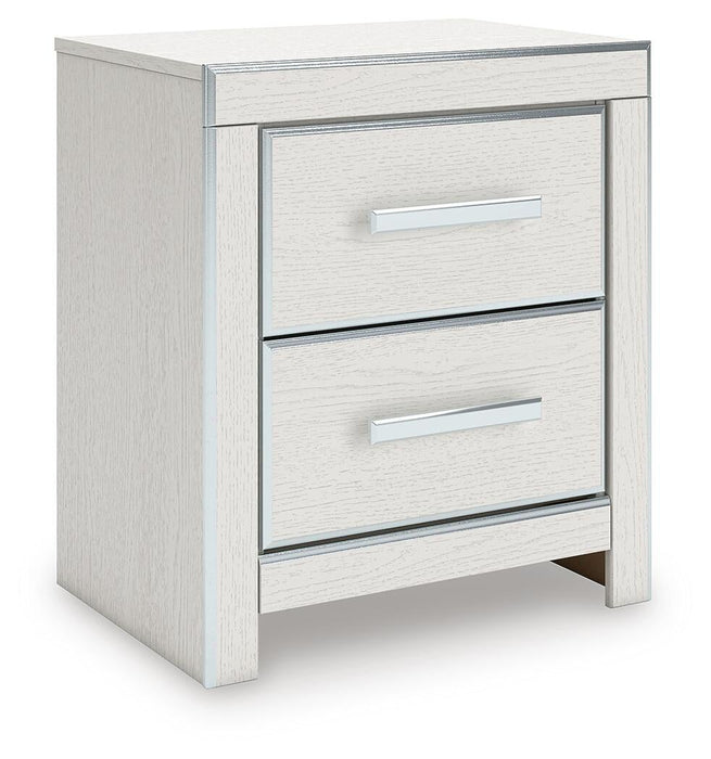 Birmonton California King Upholstered Bed, Dresser, Mirror, Chest and Nightstand