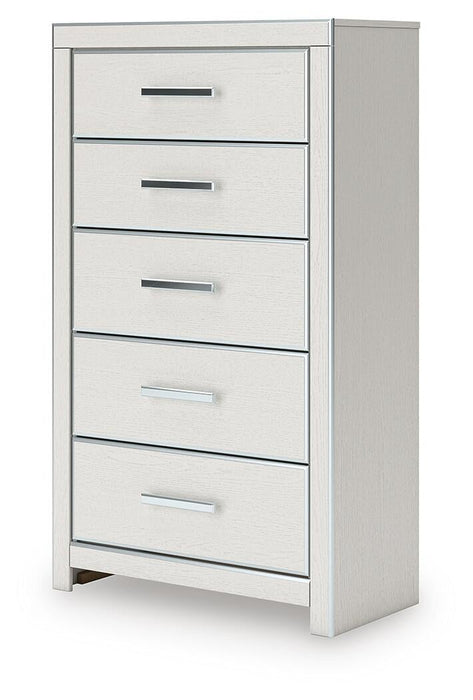 Birmonton Queen Upholstered Bed, Dresser, Mirror, Chest and Nightstand