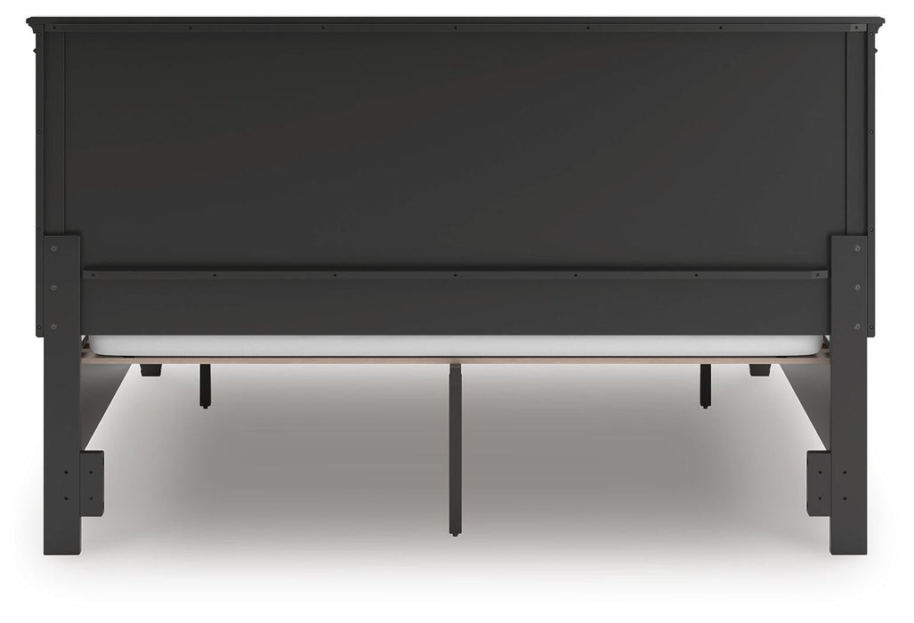 Lanolee California King Panel Storage Bed, Dresser and Mirror