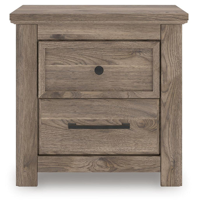 Keithland Queen Poster Bed with Mirrored Dresser and Nightstand