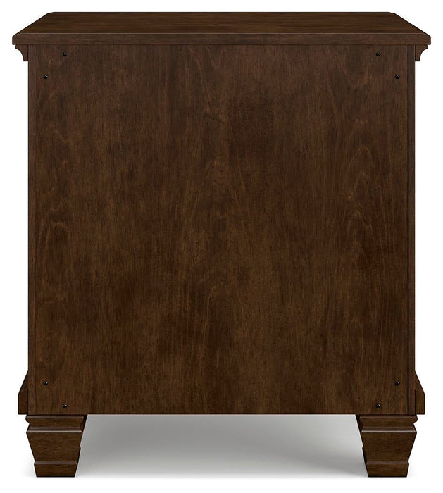 Danabrin Full Panel Storage Bed, Dresser, Mirror and Nightstand