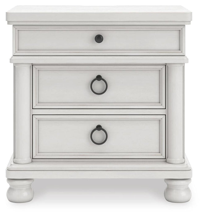 Chadworth California King Poster Bed, Dresser, Mirror and Nightstand