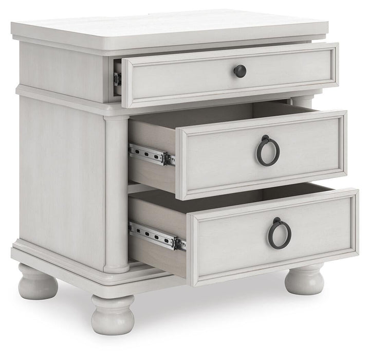 Chadworth California King Poster Bed, Dresser, Mirror and Nightstand