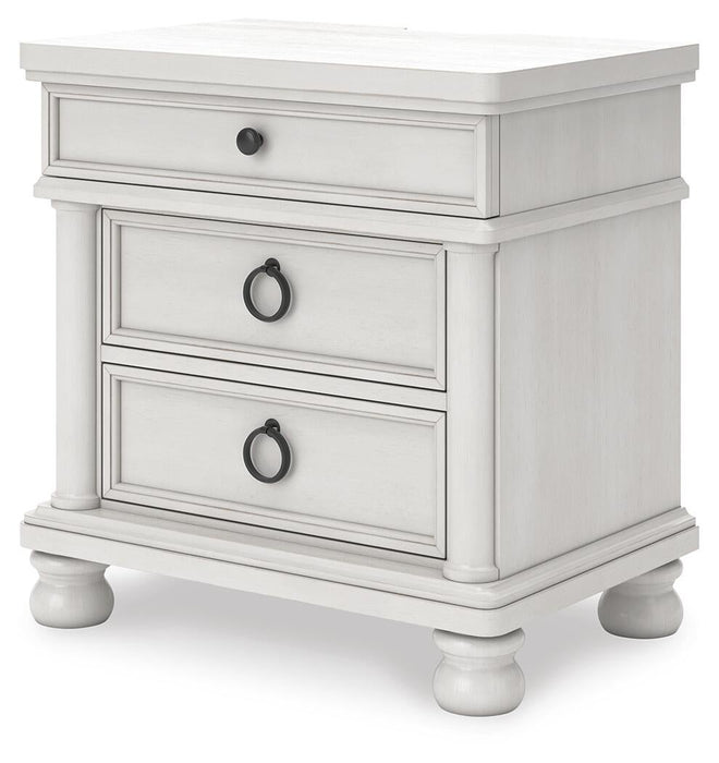 Chadworth California King Poster Bed, Dresser, Mirror and Nightstand