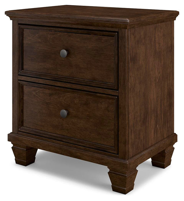 Danabrin Twin Panel Storage Bed, Dresser, Mirror and Nightstand