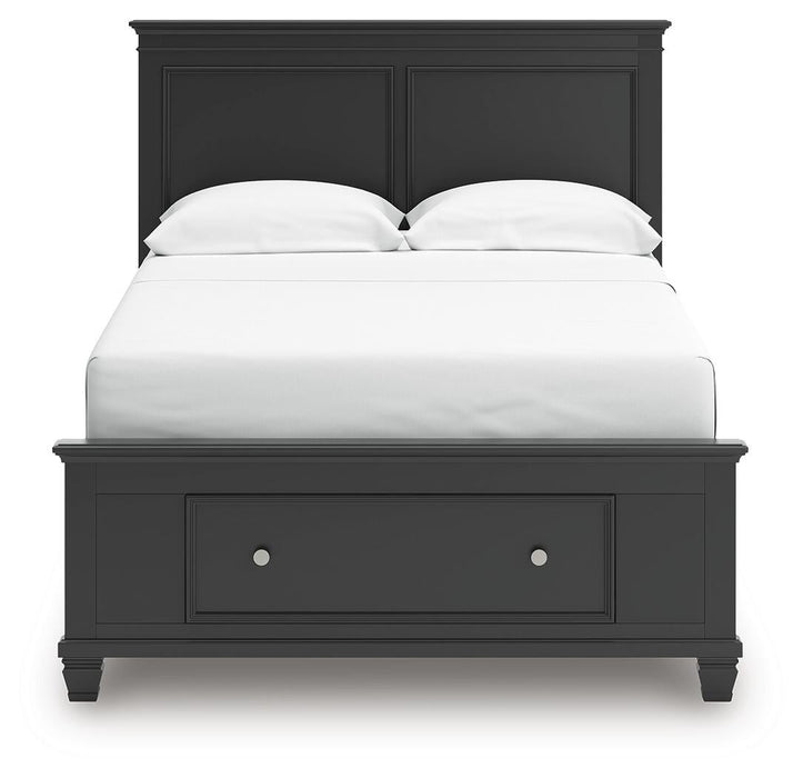 Lanolee Full Panel Storage Bed, Dresser and Mirror