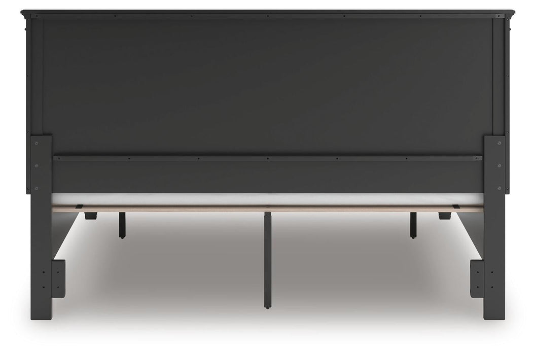Lanolee King Panel Storage Bed, Dresser, Mirror and Nightstand