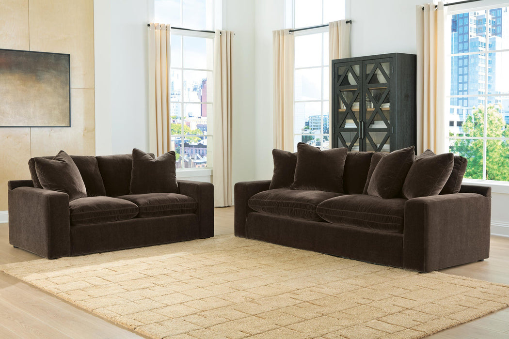 Maxton Heights Sofa and Loveseat